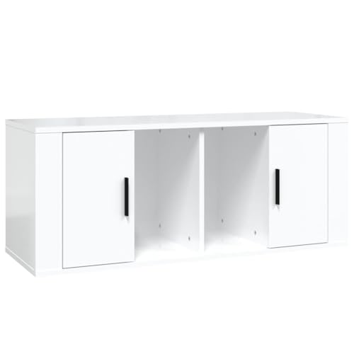 vidaXL TV Schrank Lowboard TV Möbel Tisch Board Sideboard Fernsehtisch Fernsehschrank HiFi-Schrank Wohnzimmer Hochglanz-Weiß 100x35x40cm Holzwerkstoff vidaXL TV Schrank Lowboard TV Möbel Tisch Board Sideboard Fernsehtisch Fernsehschrank HiFi-Schrank Wohnzimmer Hochglanz-Weiß 100x35x40cm Holzwerkstoff von vidaXL