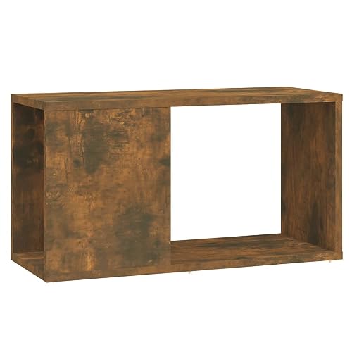 vidaXL TV Schrank Lowboard TV Möbel Tisch Board Sideboard Fernsehtisch Fernsehschrank HiFi-Schrank Wohnzimmer Räuchereiche 60x24x32cm Holzwerkstoff von vidaXL