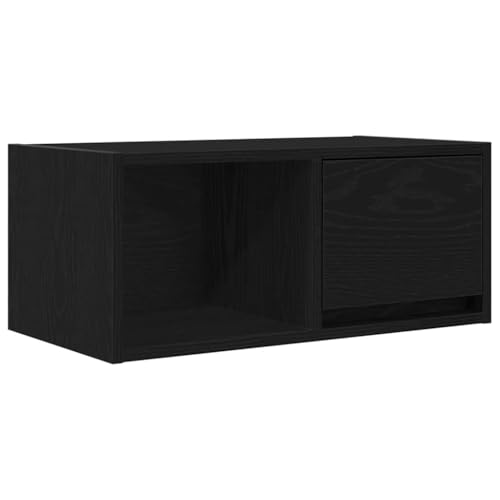 vidaXL TV-Schrank Schwarz Eichen-Optik 60x31x25,5 cm Holzwerkstoff, Fernsehschrank, Lowboard, Medienschrank, Fernsehtisch, HiFi-Schrank, TV-Konsole vidaXL TV-Schrank Schwarz Eichen-Optik 60x31x25,5 cm Holzwerkstoff, Fernsehschrank, Lowboard, Medienschrank, Fernsehtisch, HiFi-Schrank, TV-Konsole von vidaXL