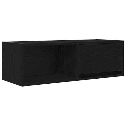 vidaXL TV-Schrank Schwarz Eichen-Optik 80x31x25,5 cm Holzwerkstoff, Fernsehschrank, Lowboard, Medienschrank, Fernsehtisch, HiFi-Schrank, TV-Konsole vidaXL TV-Schrank Schwarz Eichen-Optik 80x31x25,5 cm Holzwerkstoff, Fernsehschrank, Lowboard, Medienschrank, Fernsehtisch, HiFi-Schrank, TV-Konsole von vidaXL