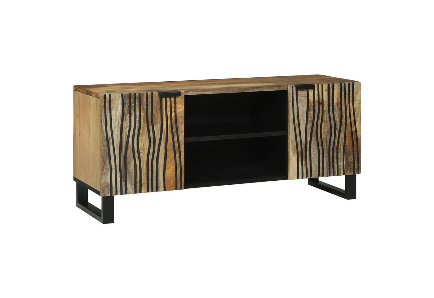 vidaXL TV-Schrank TV-Schrank, 105 x 33,5 x 46 cm, aus massivem holz und Spanplatte. (1-St) von vidaXL