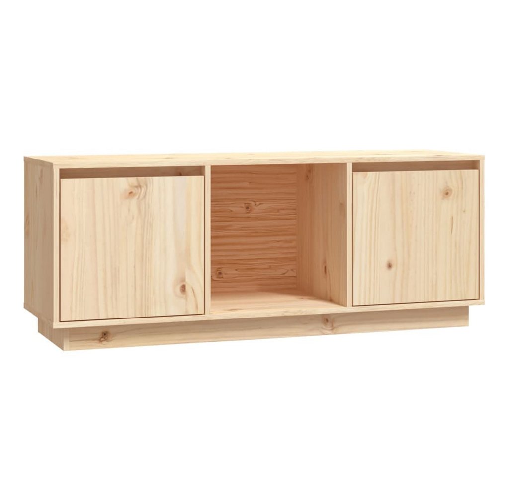 vidaXL TV-Schrank TV-Schrank 110,5x35x44 cm Massivholz Kiefer (1-St) von vidaXL