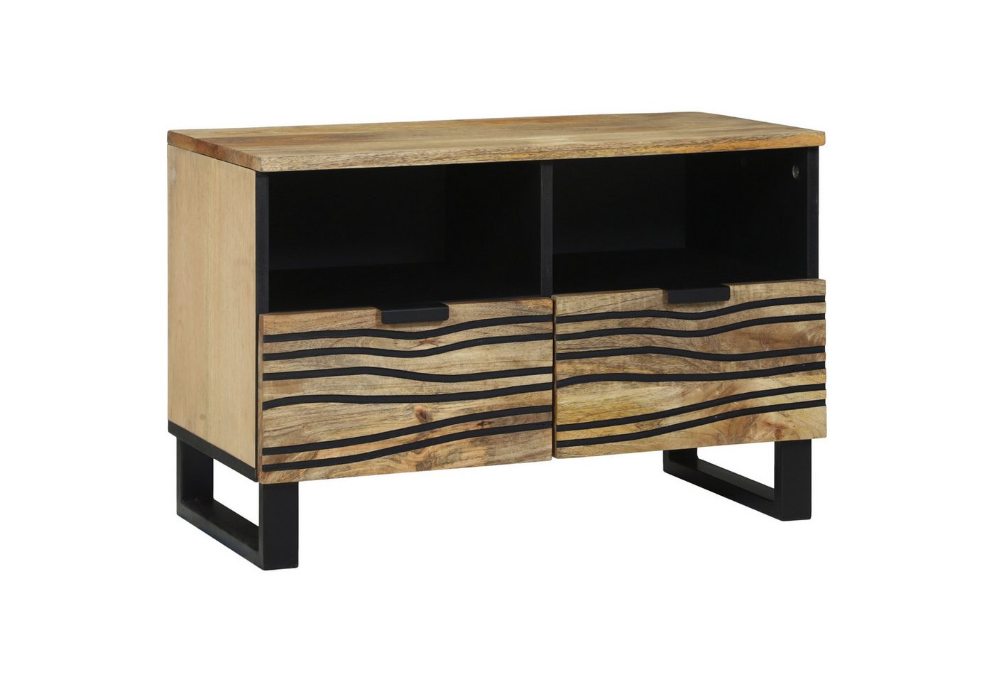 vidaXL TV-Schrank TV-Schrank - 70x33,5x46 cm, aus massivem holz (1-St) von vidaXL