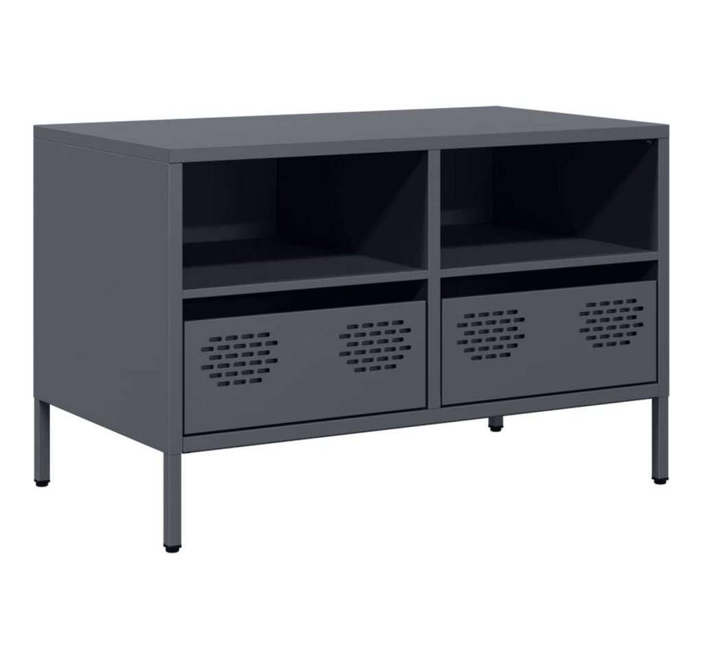 vidaXL TV-Schrank TV-Schrank Anthrazit 68x39x43,5 cm Kaltgewalzter Stahl (1-St) von vidaXL