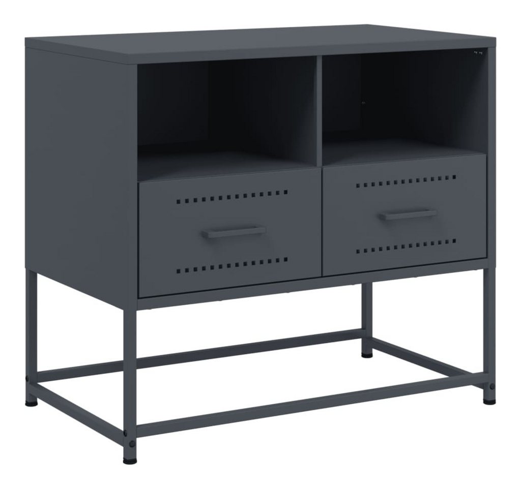 vidaXL TV-Schrank TV-Schrank Anthrazit 68x39x60,5 cm Stahl (1-St) von vidaXL