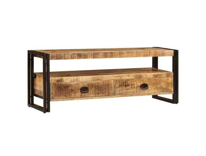 vidaXL TV-Schrank TV Schrank Hängeschrank Wandschrank Lowboard 120 x 35 x 45 cm Mangohol, braun von vidaXL