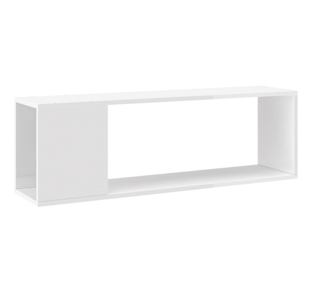vidaXL TV-Schrank TV-Schrank Hochglanz-Weiß 100x24x32 cm Spanplatte Lowboard von vidaXL
