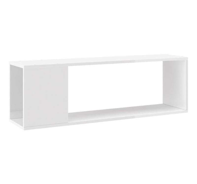 vidaXL TV-Schrank TV-Schrank Hochglanz-Weiß 100x24x32 cm Spanplatte Lowboard von vidaXL