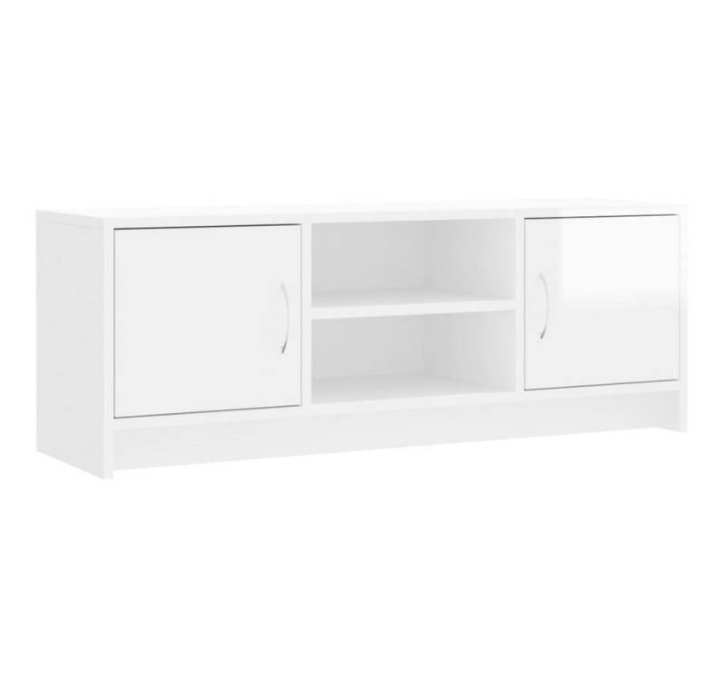 vidaXL TV-Schrank TV-Schrank Hochglanz-Weiß 102x30x37,5 cm Spanplatte TV-Lowboard von vidaXL