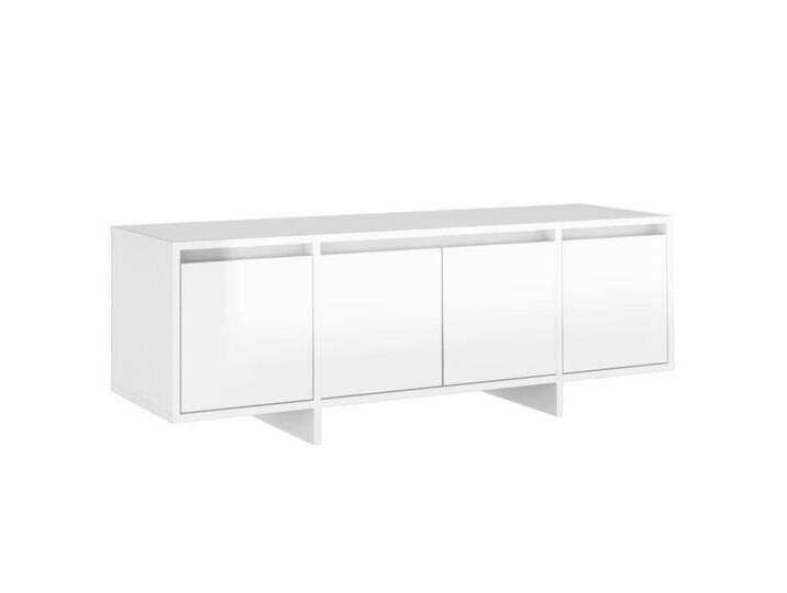 vidaXL TV-Schrank TV-Schrank Hochglanz-Weiß 120x30x40,5 cm Spanplatte Lowboard, weiß vidaXL TV-Schrank TV-Schrank Hochglanz-Weiß 120x30x40,5 cm Spanplatte Lowboard, weiß von vidaXL