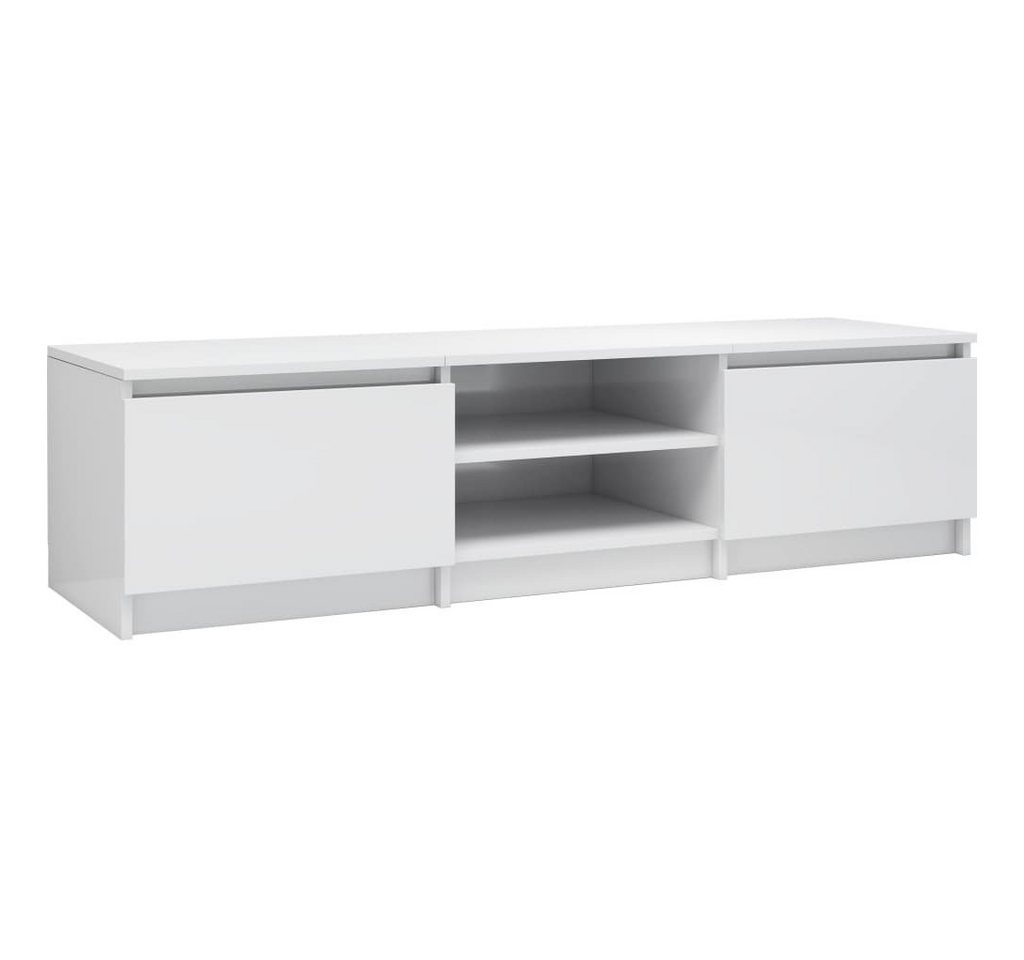 vidaXL TV-Schrank TV-Schrank Hochglanz-Weiß 1404035,5 cm Spanplatte Lowboard von vidaXL