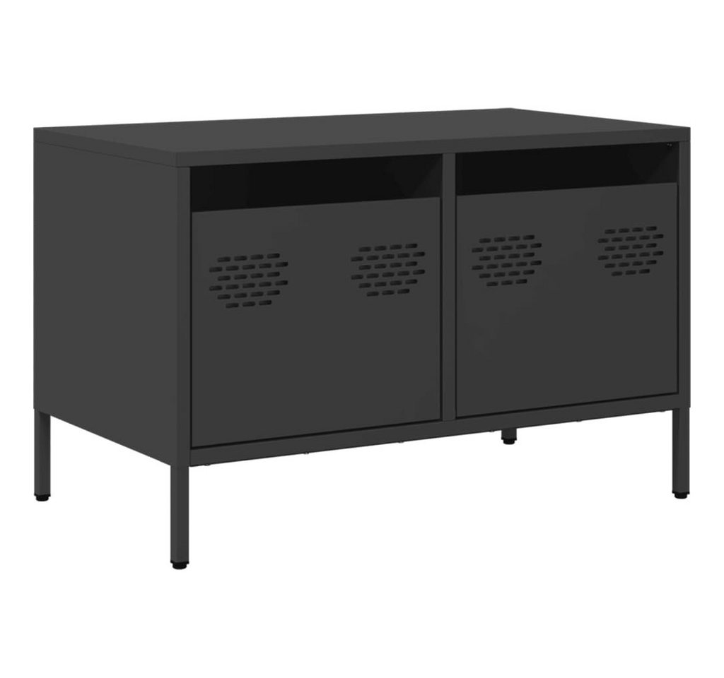 vidaXL TV-Schrank TV-Schrank Schwarz 68x39x43,5 cm Kaltgewalzter Stahl (1-St) von vidaXL