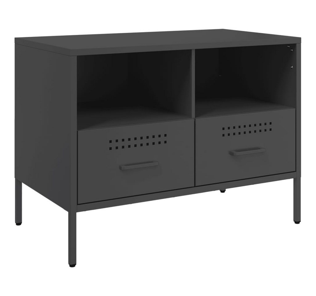 vidaXL TV-Schrank TV-Schrank Schwarz 68x39x50,5 cm Stahl (1-St) von vidaXL