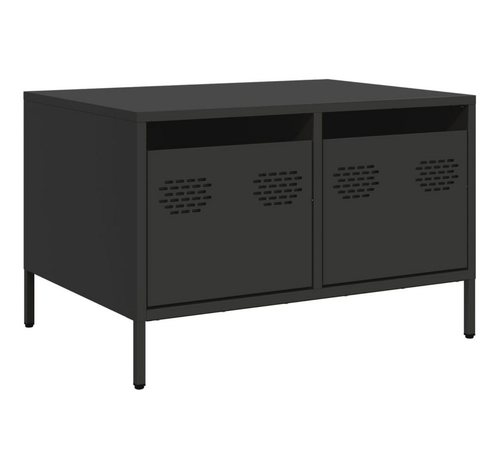 vidaXL TV-Schrank TV-Schrank Schwarz 68x50x43,5 cm Kaltgewalzter Stahl (1-St) von vidaXL