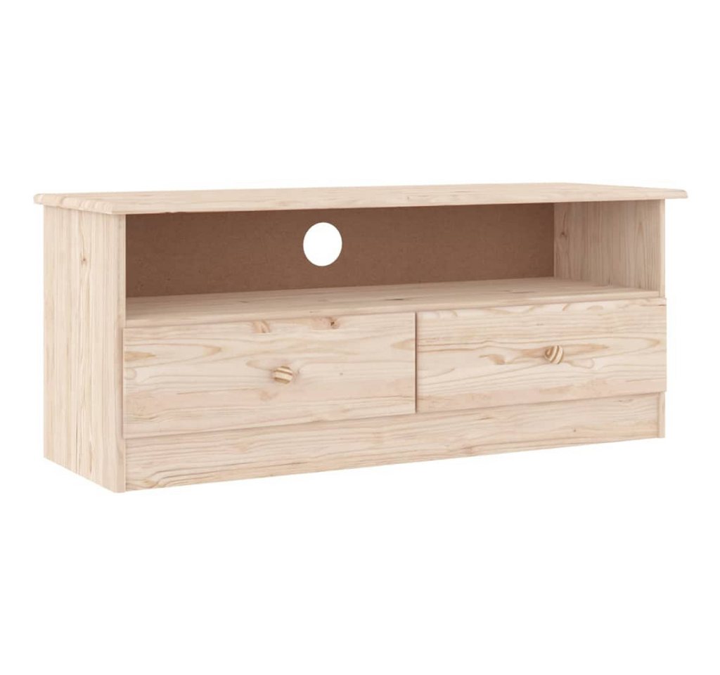 vidaXL TV-Schrank TV-Schrank mit Schubladen ALTA 100x35x41 cm Massivholz Kiefer (1-St) von vidaXL