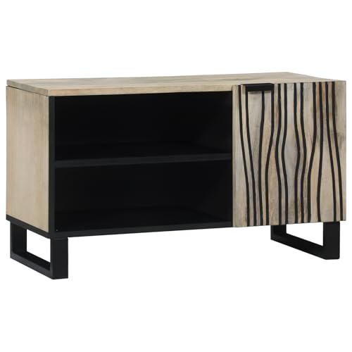 vidaXL TV-Schrank - der perfekte Ort für deine Medien in Wohnzimmer. Dieses Unterhaltungszentrum hat ein rustikales Design und sieht schick aus. Es bietet viel Platz, um alles ordentlich zu verstauen. vidaXL TV-Schrank - der perfekte Ort für deine Medien in Wohnzimmer. Dieses Unterhaltungszentrum hat ein rustikales Design und sieht schick aus. Es bietet viel Platz, um alles ordentlich zu verstauen. von vidaXL