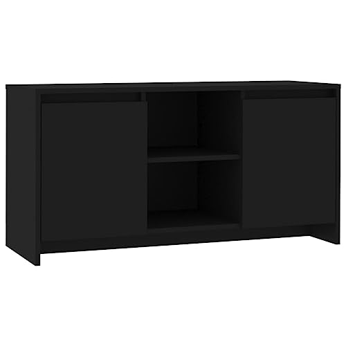 vidaXL TV Schrank mit Türen Fächern Lowboard TV Möbel Sideboard Fernsehtisch Fernsehschrank HiFi-Schrank Schwarz 102x37,5x52,5cm Holzwerkstoff vidaXL TV Schrank mit Türen Fächern Lowboard TV Möbel Sideboard Fernsehtisch Fernsehschrank HiFi-Schrank Schwarz 102x37,5x52,5cm Holzwerkstoff von vidaXL