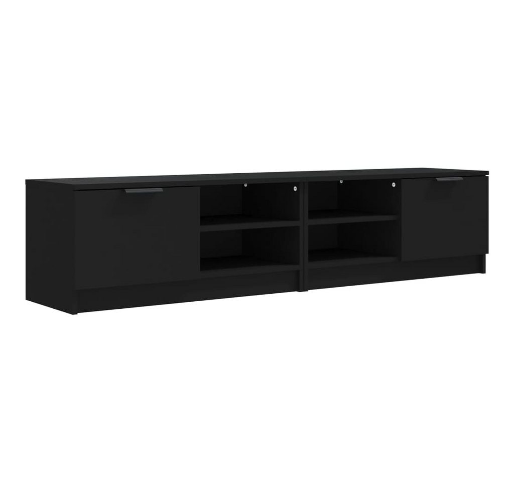 vidaXL TV-Schrank TV-Boards 2 Stk. Schwarz 80x35x36,5 cm Holzwerkstoff vidaXL TV-Schrank TV-Boards 2 Stk. Schwarz 80x35x36,5 cm Holzwerkstoff von vidaXL