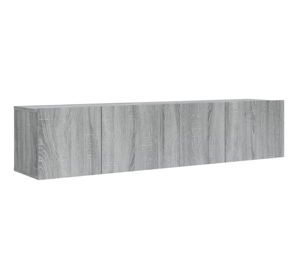 vidaXL TV-Wand, 2-tlg. TV-Schrank-Set Grau Sonoma Holzwerkstoff vidaXL TV-Wand, 2-tlg. TV-Schrank-Set Grau Sonoma Holzwerkstoff von vidaXL
