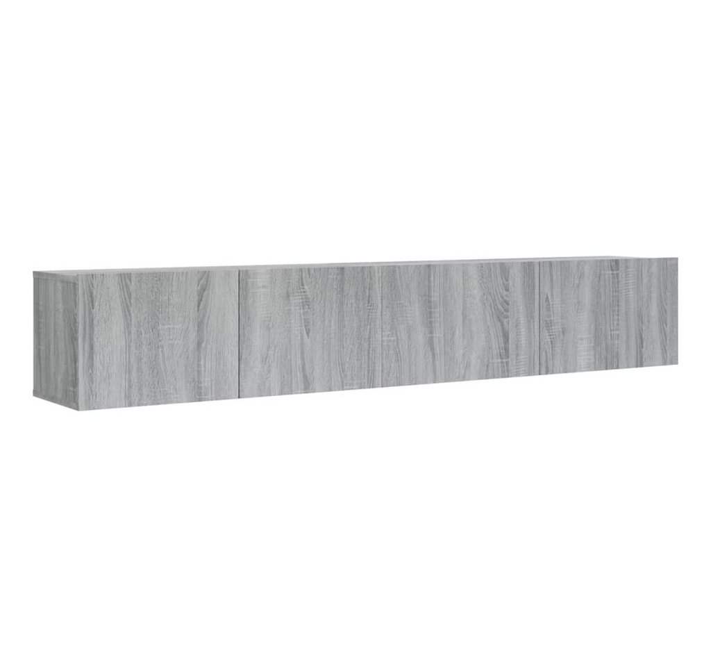 vidaXL TV-Wand, 2-tlg. TV-Schrank-Set Grau Sonoma Holzwerkstoff vidaXL TV-Wand, 2-tlg. TV-Schrank-Set Grau Sonoma Holzwerkstoff von vidaXL
