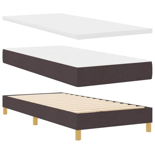 vidaXL Taschenfederbettmatratze 100X200Cm Schaum Reißverschlussbezug Dunkelbraun Stoff Ideal Für Schlafzimmer Komfort Und Unterstützung Möbel Schoner Topper Schlafen Modern vidaXL Taschenfederbettmatratze 100X200Cm Schaum Reißverschlussbezug Dunkelbraun Stoff Ideal Für Schlafzimmer Komfort Und Unterstützung Möbel Schoner Topper Schlafen Modern von vidaXL