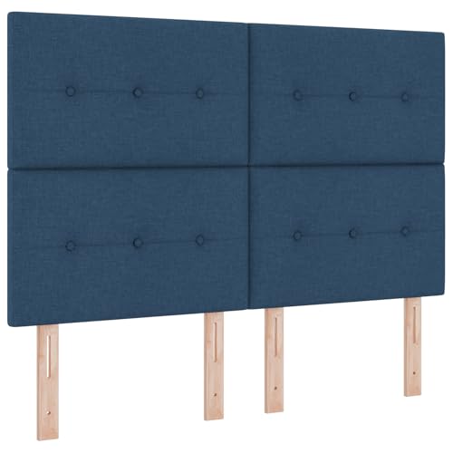 vidaXL Taschenfederkernmatratze 160X200 cm Blau Schaum Reißverschlussabdeckung Komfortable Schlafqualität für Erwachsene Schlafzimmer Doppel Schlafzubehör Komfort Topper Polster Möbel Schutz vidaXL Taschenfederkernmatratze 160X200 cm Blau Schaum Reißverschlussabdeckung Komfortable Schlafqualität für Erwachsene Schlafzimmer Doppel Schlafzubehör Komfort Topper Polster Möbel Schutz von vidaXL