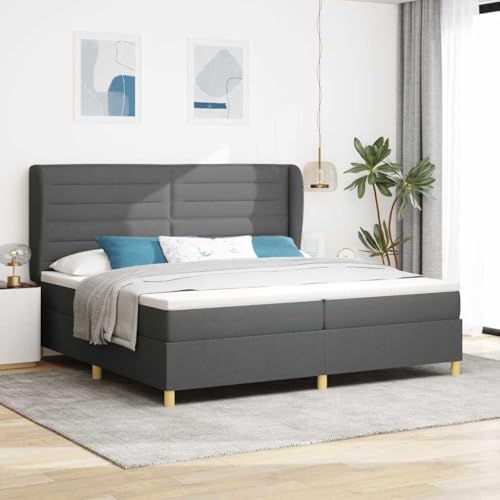 vidaXL Taschenfederkernmatratze mit Reißverschluss Dunkelgrau 100x200 cm Schaumfüllung Atmungsaktives Material Mittlere Härte Perfekt für Erwachsene Schlafzimmermöbel Schlafend Einzel Licht vidaXL Taschenfederkernmatratze mit Reißverschluss Dunkelgrau 100x200 cm Schaumfüllung Atmungsaktives Material Mittlere Härte Perfekt für Erwachsene Schlafzimmermöbel Schlafend Einzel Licht von vidaXL