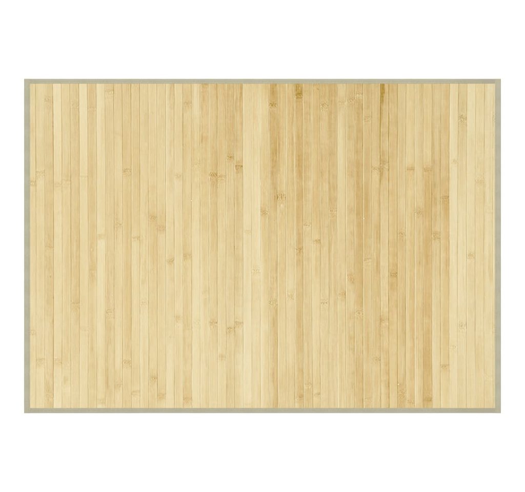 vidaXL Teppich, Rechteckig Hell Natur 70x100 cm Bambus von vidaXL