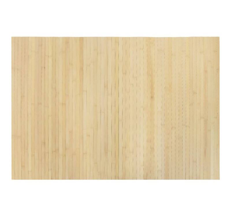 vidaXL Teppich, Rechteckig Hell Natur 70x100 cm Bambus von vidaXL