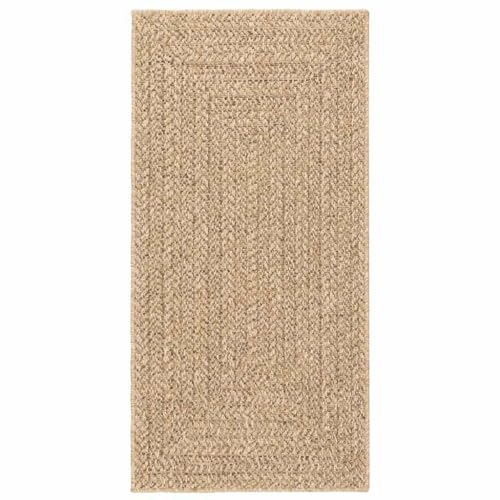 vidaXL Teppich ZIZUR 60x110 cm Jute-Optik Indoor und Outdoor vidaXL Teppich ZIZUR 60x110 cm Jute-Optik Indoor und Outdoor von vidaXL