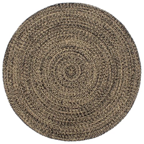 vidaXL Teppich Handgefertigt Jute Wohnzimmerteppich Juteteppich Handwebteppich Bodenmatte Schlafzimmer Wohnzimmer Flur Schwarz Braun 240cm vidaXL Teppich Handgefertigt Jute Wohnzimmerteppich Juteteppich Handwebteppich Bodenmatte Schlafzimmer Wohnzimmer Flur Schwarz Braun 240cm von vidaXL