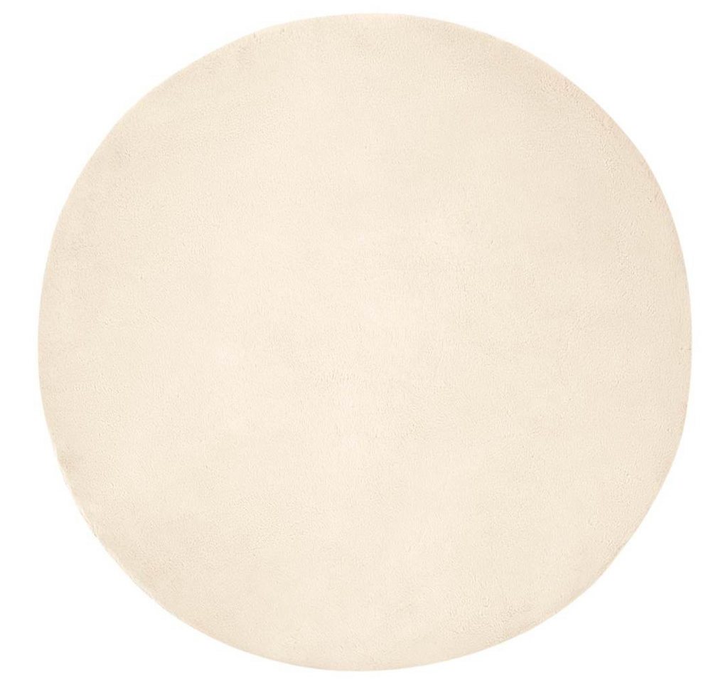 vidaXL Teppich Kunstfell Hasen Teppich Creme Ø 160 cm Polyester vidaXL Teppich Kunstfell Hasen Teppich Creme Ø 160 cm Polyester von vidaXL