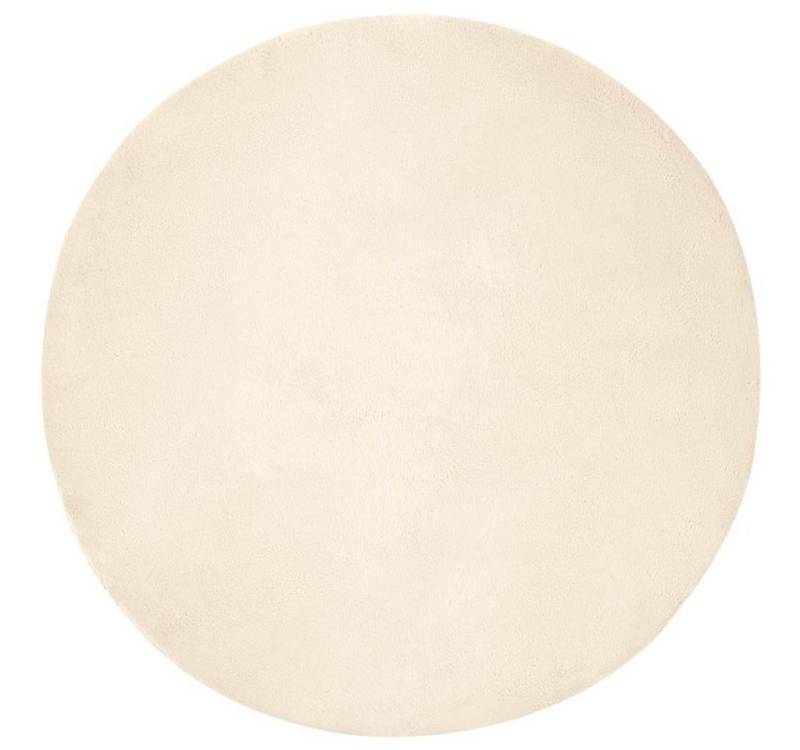 vidaXL Teppich Kunstfell Hasen Teppich Creme Ø 160 cm Polyester vidaXL Teppich Kunstfell Hasen Teppich Creme Ø 160 cm Polyester von vidaXL