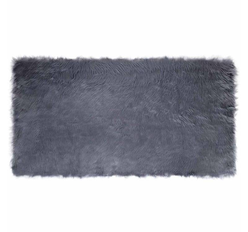 vidaXL Teppich Kunstfell Schaffellteppich Anthrazit 80 x 150 cm Polyester vidaXL Teppich Kunstfell Schaffellteppich Anthrazit 80 x 150 cm Polyester von vidaXL