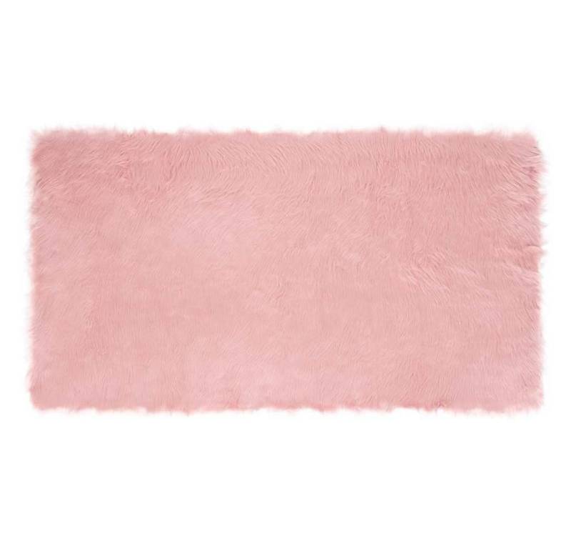 vidaXL Teppich Kunstfell Schaffellteppich Rosa 60 x 110 cm Polyester vidaXL Teppich Kunstfell Schaffellteppich Rosa 60 x 110 cm Polyester von vidaXL