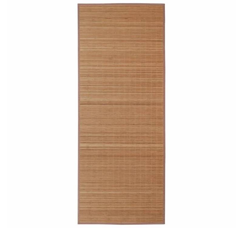 vidaXL Teppich Rechteckig Brauner Bambusteppich 80 x 300 cm Teppich, Höhe: 300 mm von vidaXL