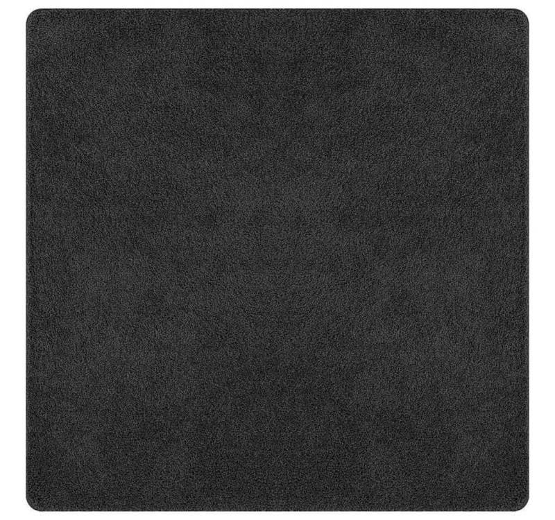 vidaXL Teppich Teppich Dunkelgrau 120 x 120 cm Polypropylen von vidaXL