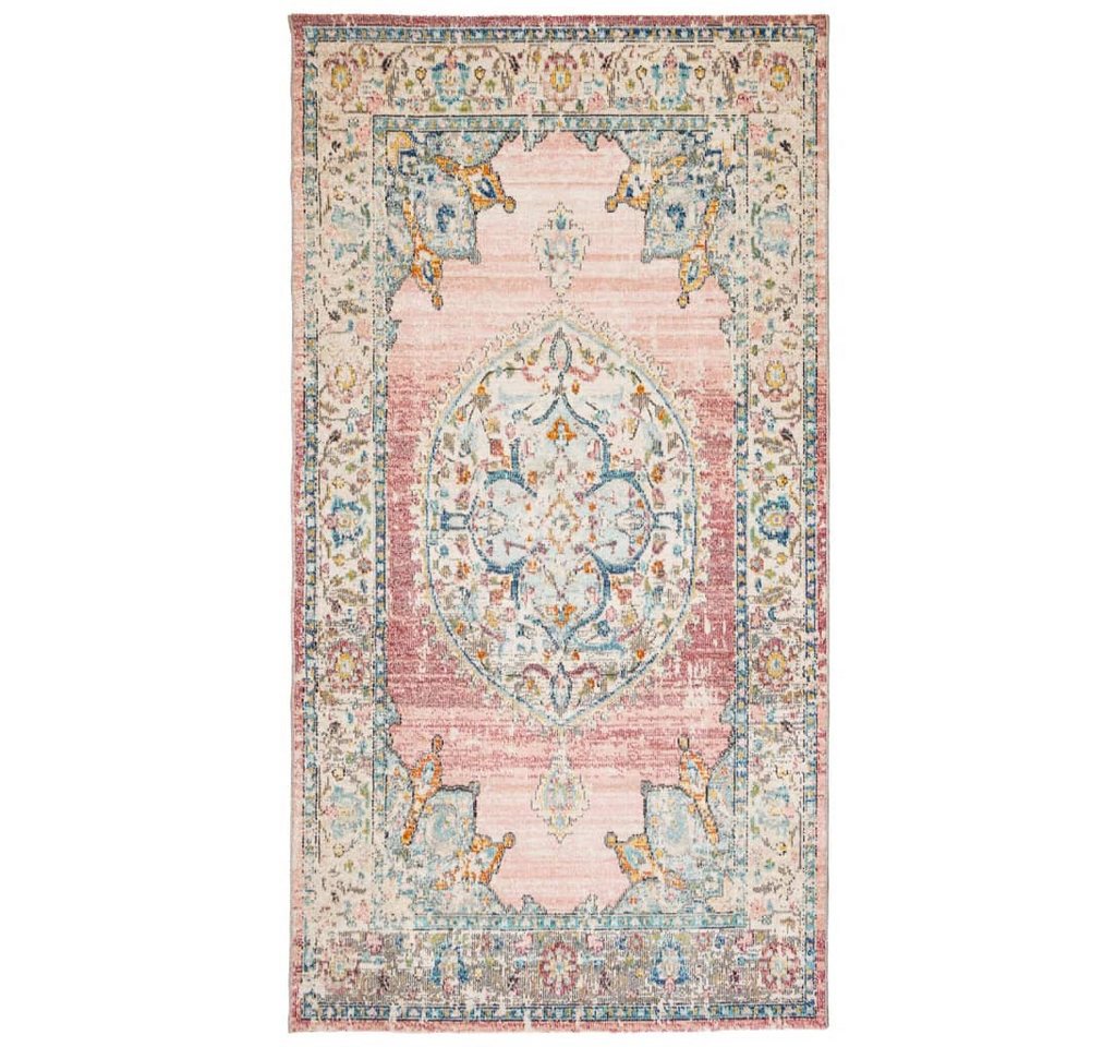 vidaXL Teppich Teppich ARBIZU Indoor und Outdoor Vintage-Design 80x150cm, Höhe: 0 mm vidaXL Teppich Teppich ARBIZU Indoor und Outdoor Vintage-Design 80x150cm, Höhe: 0 mm von vidaXL