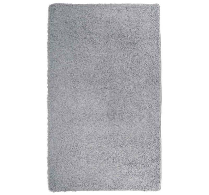 vidaXL Teppich Teppich Shaggy Hochflor NAVARRA Hellgrau 80x150 cm Polyester, Rechteckig vidaXL Teppich Teppich Shaggy Hochflor NAVARRA Hellgrau 80x150 cm Polyester, Rechteckig von vidaXL