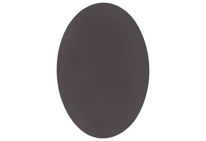 vidaXL Teppich Teppiche Anthrazit Polyester 160 x 230 cm Akzentteppich Rund, Höhe: 0 mm von vidaXL