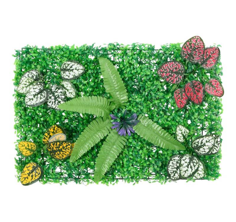 vidaXL Thermokomposter Sichtschutz aus Kunstpflanzen 6 Stk. Grün 40x60 cm, (6 St) von vidaXL
