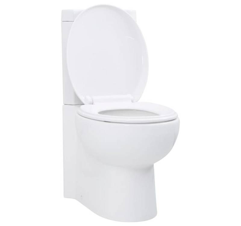 vidaXL Tiefspül-WC, Toilette für Ecke Keramik Weiß vidaXL Tiefspül-WC, Toilette für Ecke Keramik Weiß von vidaXL