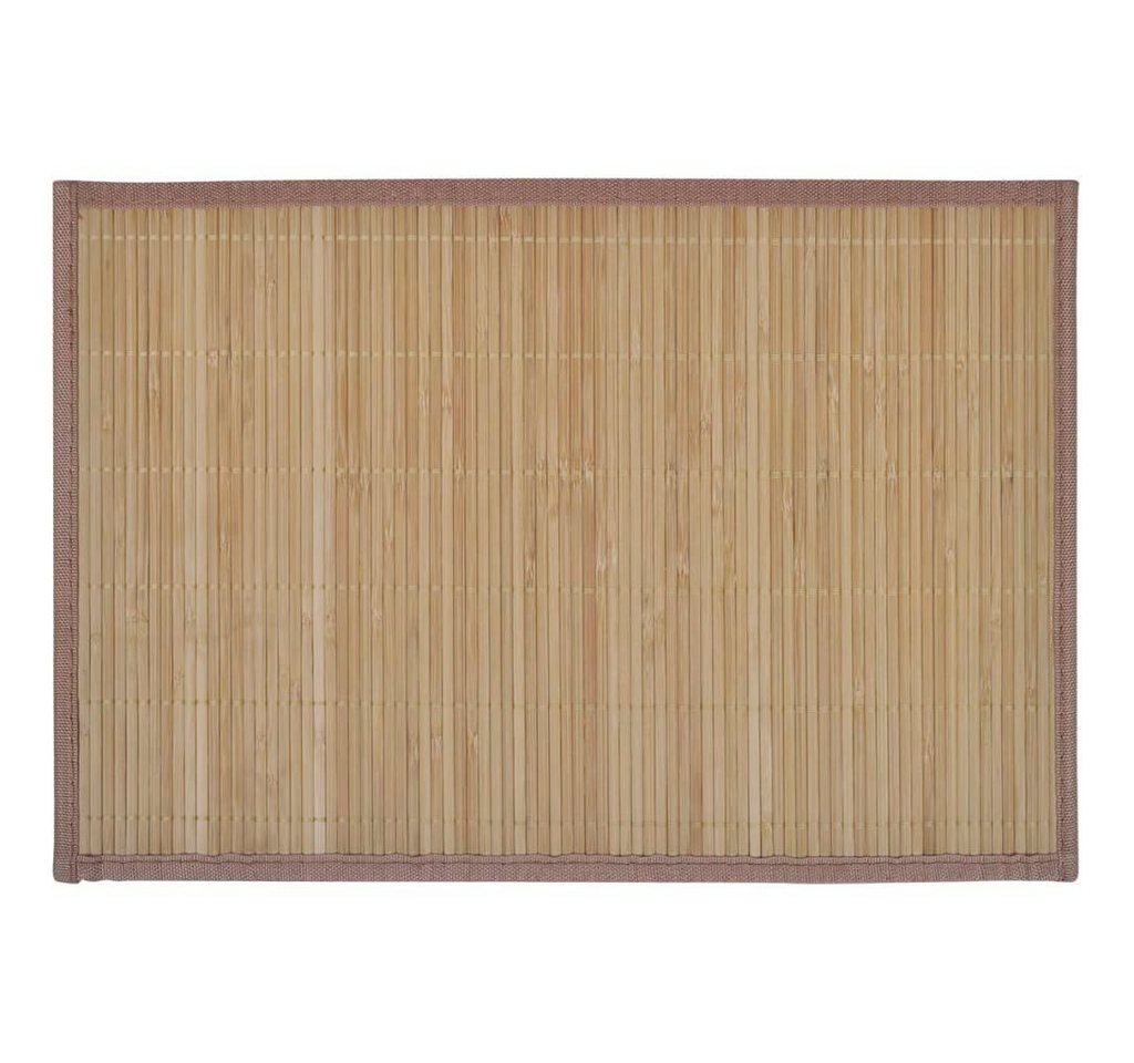 vidaXL Tischdecke vidaXL 6 Bambus-Platzdeckchen 30 x 45 cm Braun von vidaXL