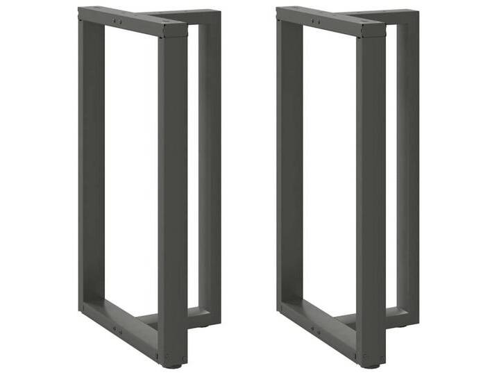 vidaXL Tischgestell Bartischbeine T-Form 2 Stk Anthrazit 60x35x101-102 cm Stahl, schwarz vidaXL Tischgestell Bartischbeine T-Form 2 Stk Anthrazit 60x35x101-102 cm Stahl, schwarz von vidaXL