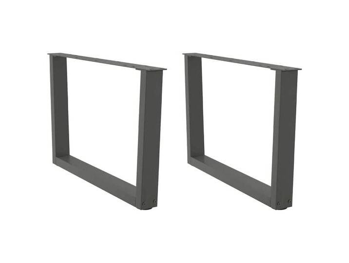 vidaXL Tischgestell Esstisch Beine V-Form 2 Stück Anthrazit 70x42-43,3 cm Stahl, schwarz vidaXL Tischgestell Esstisch Beine V-Form 2 Stück Anthrazit 70x42-43,3 cm Stahl, schwarz von vidaXL