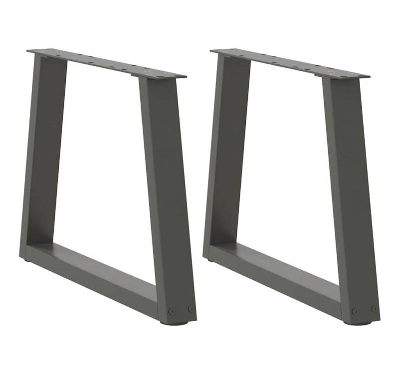 vidaXL Tischgestell Esstisch Beine V-Form 2 Stück Anthrazit 70x42-43,3 cm Stahl von vidaXL
