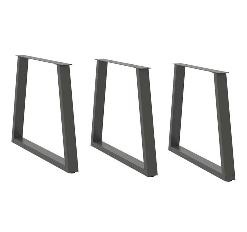 vidaXL Tischgestell Esstisch Beine V-Form 3 Stück Anthrazit 70x72-73,3 cm Stahl von vidaXL