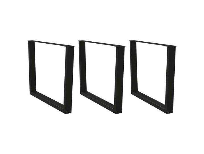 vidaXL Tischgestell Esstisch Beine V-Form 3 Stück Schwarz 100x72-73,3 cm Stahl, schwarz vidaXL Tischgestell Esstisch Beine V-Form 3 Stück Schwarz 100x72-73,3 cm Stahl, schwarz von vidaXL