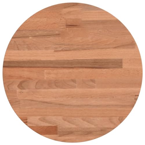 vidaXL Tischplatte, Holzplatte Holztischplatte Rund, Ersatzplatte Platte für Beistelltisch Bartisch, Massivholztischplatte Esstischplatte, Ø30x2,5 cm Massivholz Buche vidaXL Tischplatte, Holzplatte Holztischplatte Rund, Ersatzplatte Platte für Beistelltisch Bartisch, Massivholztischplatte Esstischplatte, Ø30x2,5 cm Massivholz Buche von vidaXL
