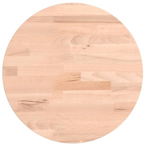 vidaXL Tischplatte, Holzplatte Holztischplatte Rund, Ersatzplatte Platte für Beistelltisch Bartisch, Massivholztischplatte Esstischplatte, Ø30x2,5 cm Massivholz Buche vidaXL Tischplatte, Holzplatte Holztischplatte Rund, Ersatzplatte Platte für Beistelltisch Bartisch, Massivholztischplatte Esstischplatte, Ø30x2,5 cm Massivholz Buche von vidaXL